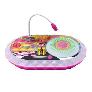 Open Box - Trolls -  3 DJ Trollex Party Mixer Mic Turntable Ligh Pink